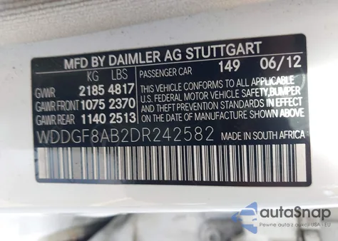 2013 Mercedes-Benz C 300 Sport 4Matic from USA, damaged, VIN WDDGF8AB2DR242582